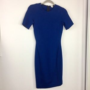 Wilfred Blue Short Sleeve Sheath Dress